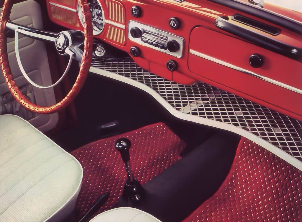 fusca com acessórios kamei