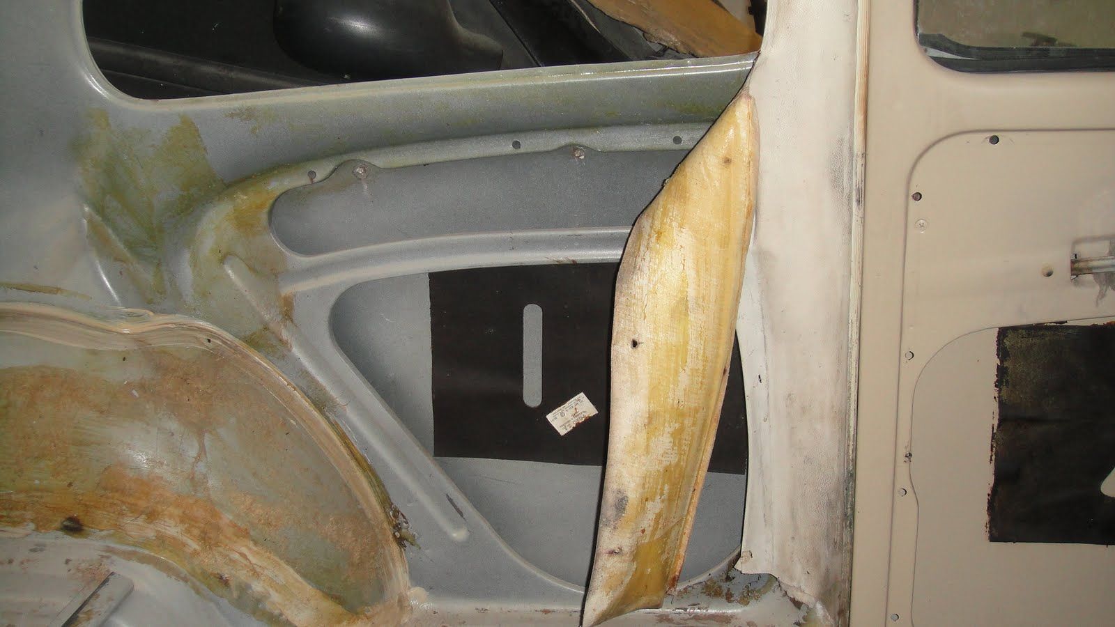 anti ruido original instalado no Fusca